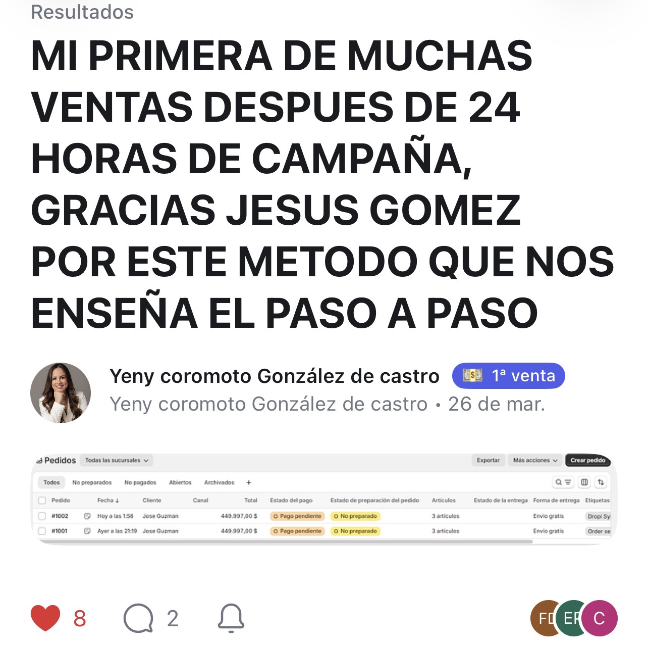 Resultado de alumno 4