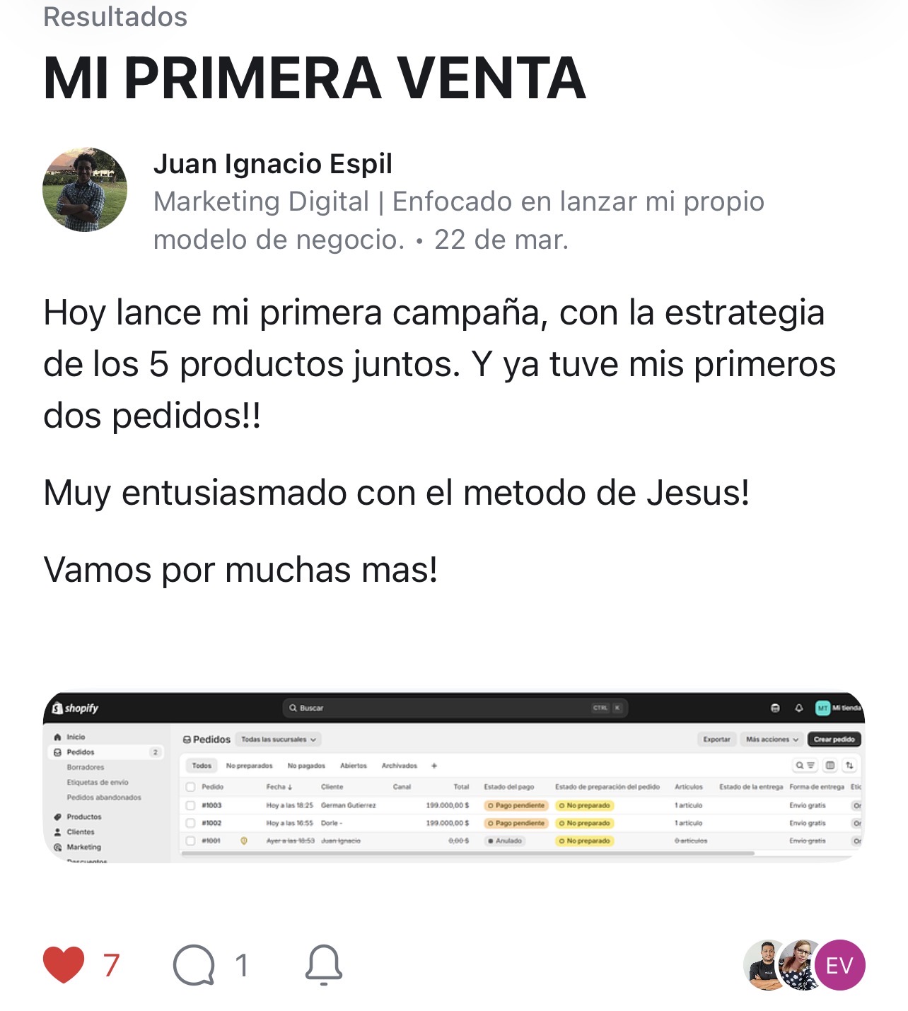 Resultado de alumno 5