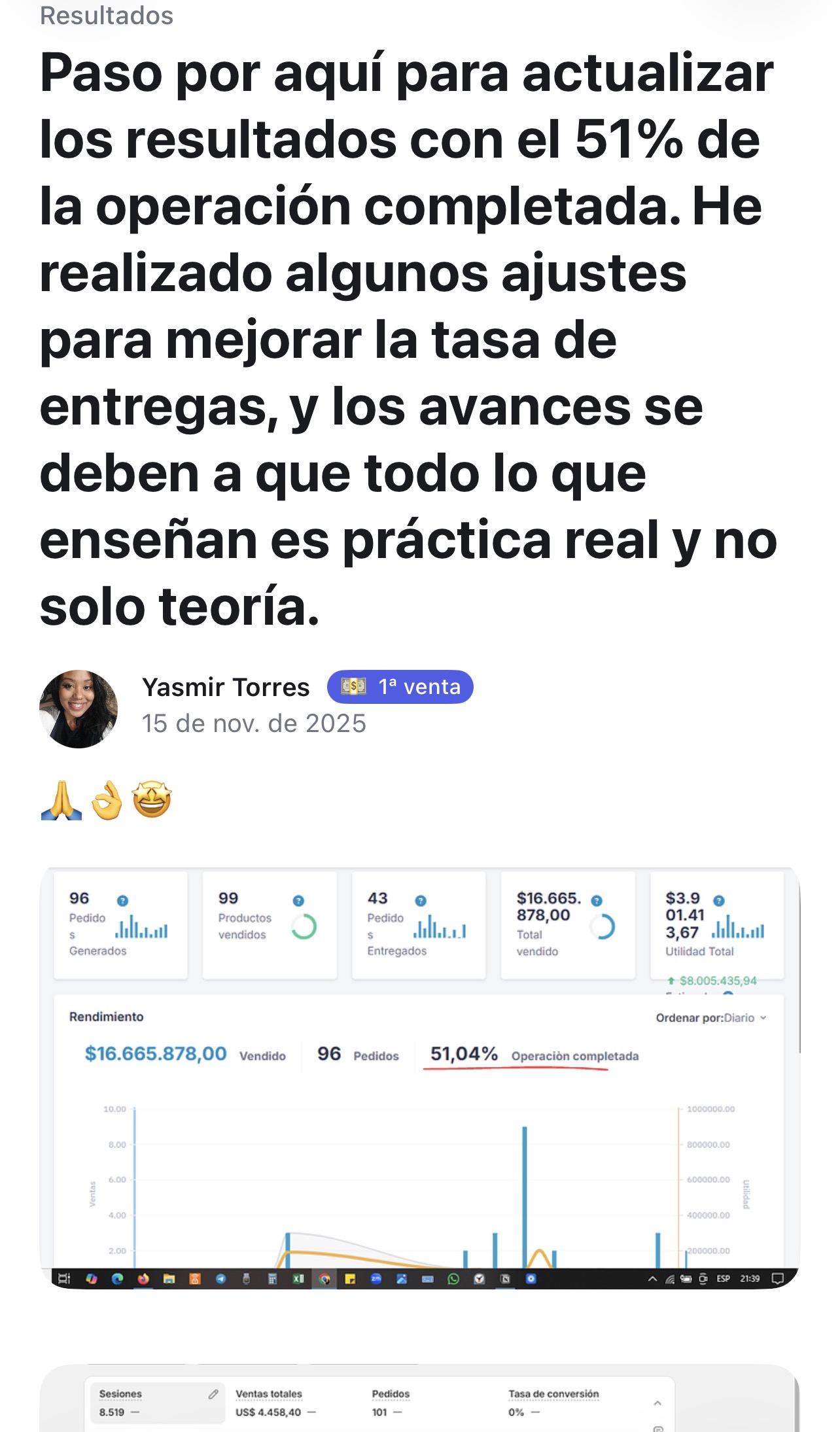 Resultado de alumno 9